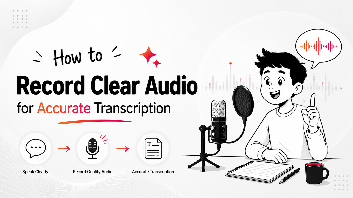 How to Record Clear Audio for Best Transcription Results?